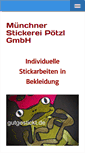 Mobile Screenshot of gutgestickt.de